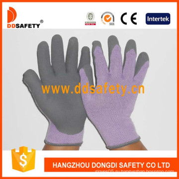 Пена Латекс покрытием перчатки безопасности строку трикотажные (DKL417)